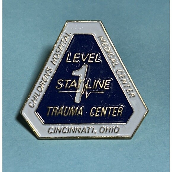 Children’s Hospital Stat Line 1 Trauma Center -Cincinnati Ohio Logo Lapel Pin - Picture 1 of 3